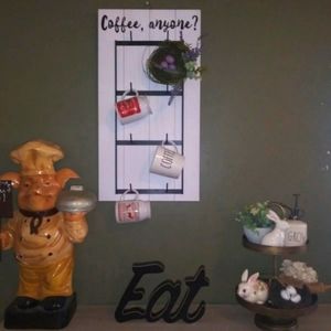 Wall Coffee Mug Organizer